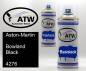 Preview: Aston-Martin, Bowland Black, 4276: 400ml Sprühdose + 400ml Klarlack - Set, von ATW Autoteile West.